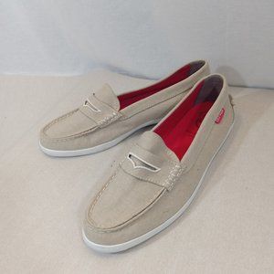 Woman's Cole Haan Pinch Weekender Canvas Loafers Removable Insoles Size 10.5